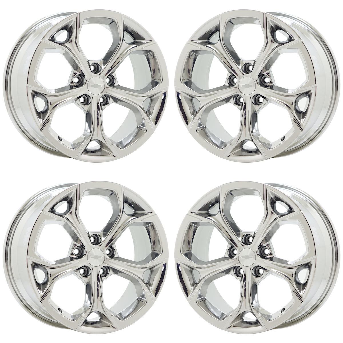 18" Chevrolet Malibu Bright Chrome wheels rims Factory OEM set 5893
