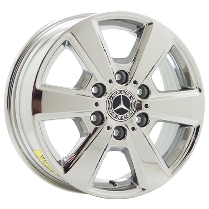 16" Dodge Mercedes Freightliner Sprinter Bright Chrome Factory wheels set 96656