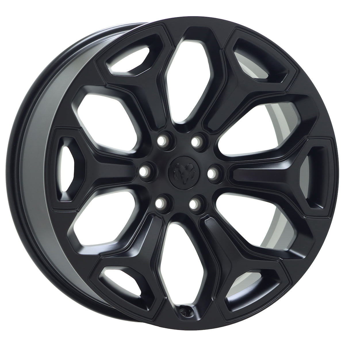 22" Dodge Ram 1500 Truck Satin Black wheels rims Factory OEM 2019-2024 set 2685