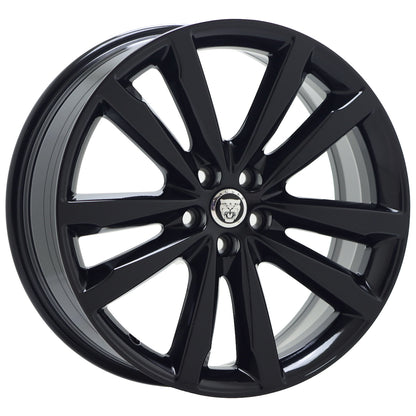 20" Jaguar F-Pace Gloss Black wheels rims Factory OEM set 59975 EXCHANGE