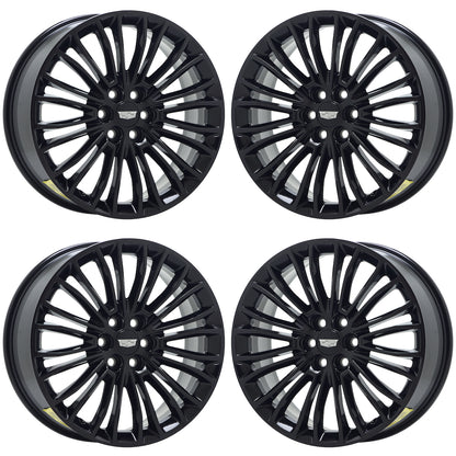 20" Cadillac XT5 XT6 Gloss Black wheels rims Factory OEM 4808