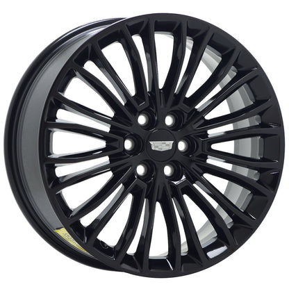 20" Cadillac XT5 XT6 Gloss Black wheels rims Factory OEM 4808