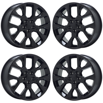 19" Jeep Compass Gloss Black wheels rims Factory OEM set 9192 EXCHANGE