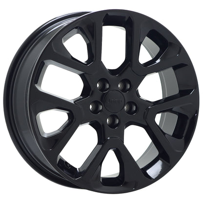19" Jeep Compass Gloss Black wheels rims Factory OEM set 9192 EXCHANGE