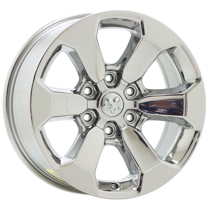 18" Dodge Ram 1500 Truck Bright Chrome wheels rims Factory OEM set 2671 EXCHANGE