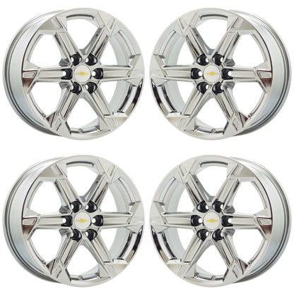 18" Chevrolet Blazer Bright Chrome wheels Factory OEM set 14083 EXCHANGE