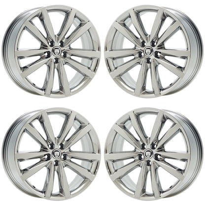 20" Jaguar F-Pace Bright Chrome wheels rims Factory OEM set 59975