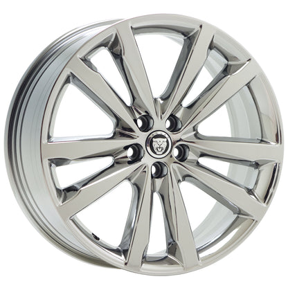 20" Jaguar F-Pace Bright Chrome wheels rims Factory OEM set 59975 EXCHANGE