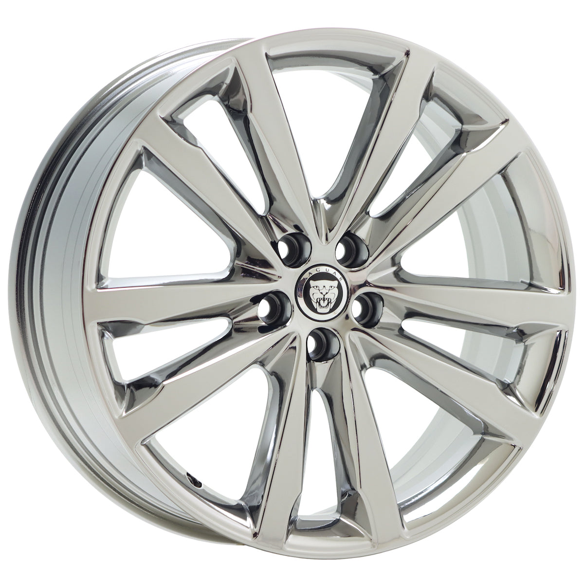 20" Jaguar F-Pace Bright Chrome wheels rims Factory OEM set 59975