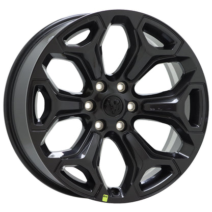 NEW - 22" Dodge Ram 1500 Truck Black wheels rims Factory OEM 2019-2024 set 2685