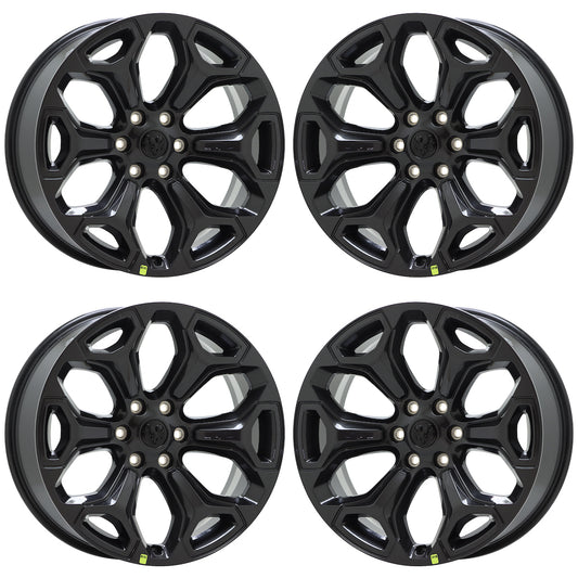 NEW - 22" Dodge Ram 1500 Truck Black wheels rims Factory OEM 2019-2024 set 2685