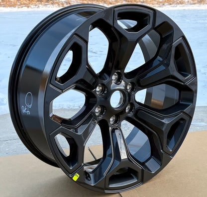 NEW - 22" Dodge Ram 1500 Truck Black wheels rims Factory OEM 2019-2024 set 2685