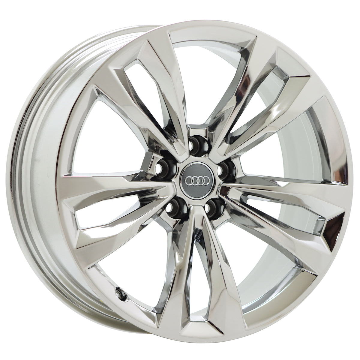 19" Audi Q7 Bright Chrome wheels rims Factory OEM set 59011 EXCHANGE