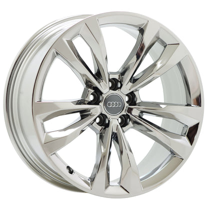 19" Audi Q7 Bright Chrome wheels rims Factory OEM set 59011 EXCHANGE