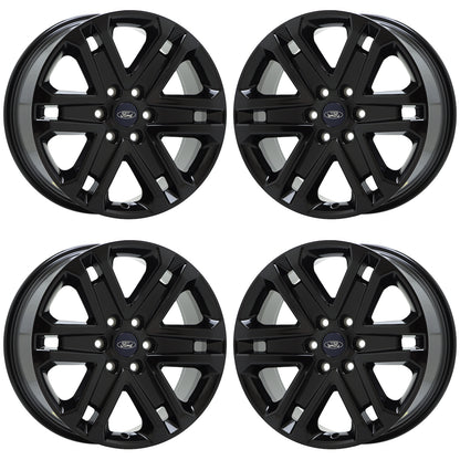 20" Ford F150 Truck Gloss Black wheels rims Factory OEM set 4 10345 EXCHANGE