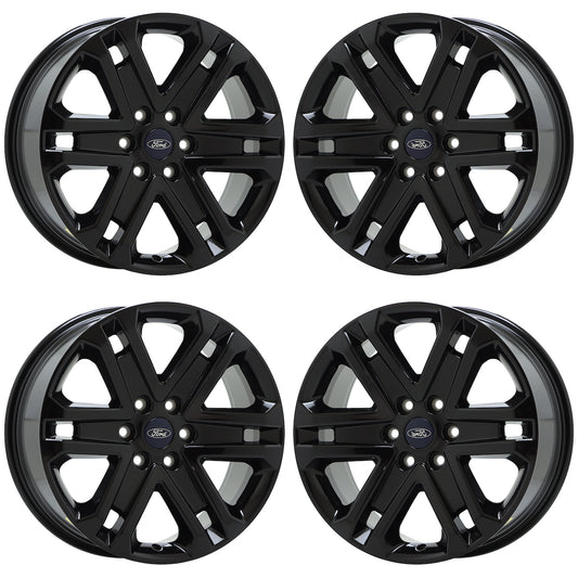 20" Ford F150 Truck Gloss Black wheels rims Factory OEM set 4 10345 EXCHANGE