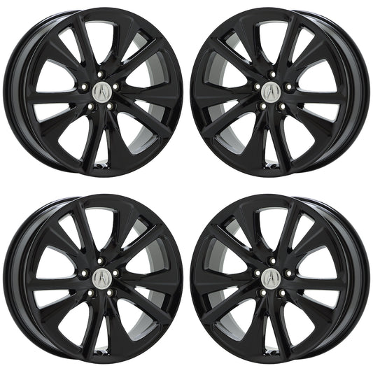 20" Acura RDX Gloss Black wheels rims Factory OEM set 71870