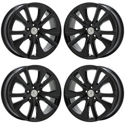 20" Acura RDX Gloss Black wheels rims Factory OEM set 71870 EXCHANGE