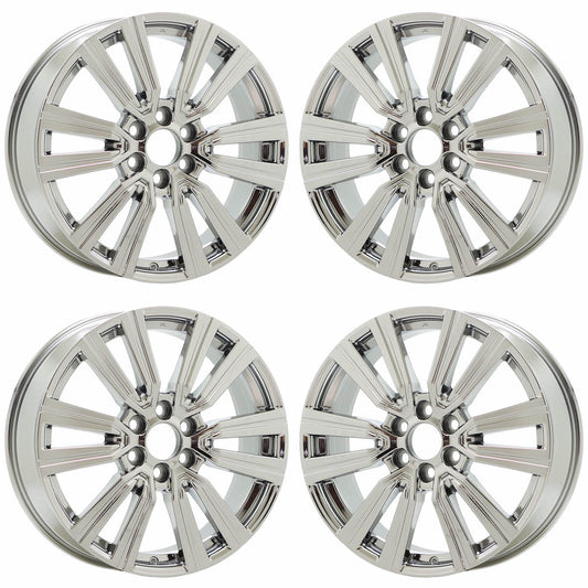 22" Lexus LX600 Bright Chrome wheels rims Factory OEM 74402 set