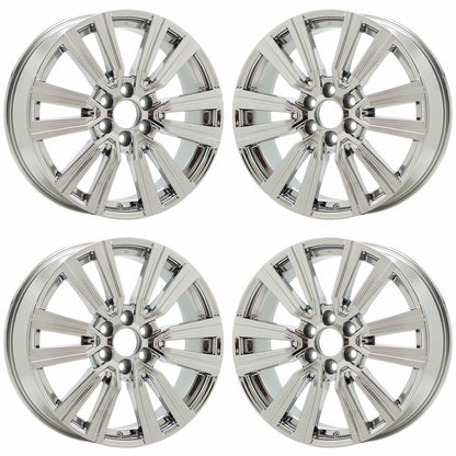 22" Lexus LX600 Bright Chrome wheels rims Factory OEM 74402 set EXCHANGE