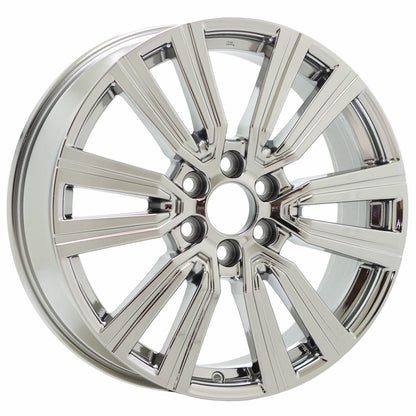 22" Lexus LX600 Bright Chrome wheels rims Factory OEM 74402 set