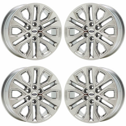20" Ford F150 Truck Bright Chrome wheels rims Factory OEM set 4 10619 EXCHANGE