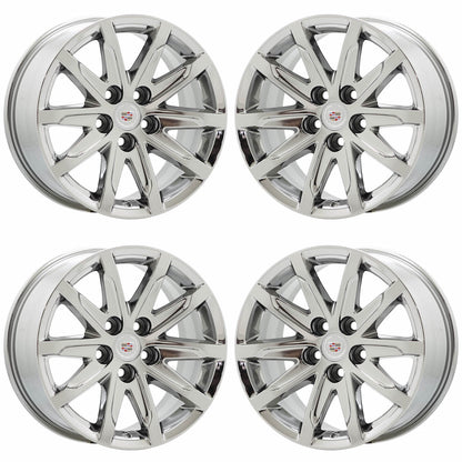 17" Cadillac CTS Sedan Bright Chrome wheels rims Factory OEM set 4712 EXCHANGE