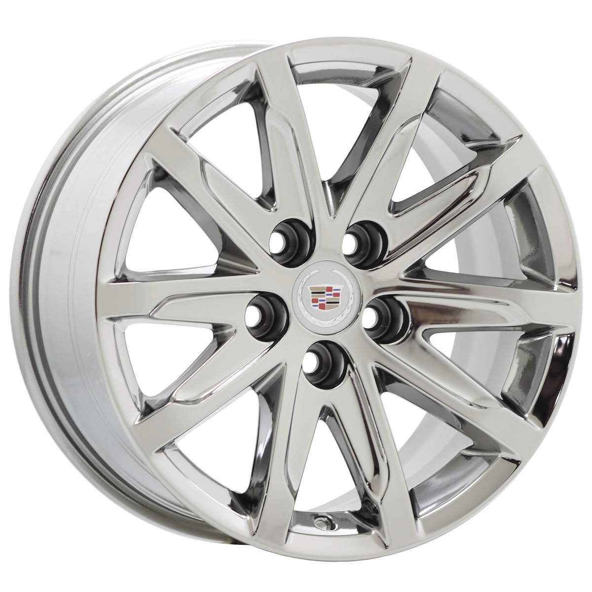17" Cadillac CTS Sedan Bright Chrome wheels rims Factory OEM set 4712 EXCHANGE