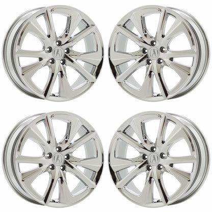 20" Acura RDX Bright Chrome wheels rims Factory OEM set 71870