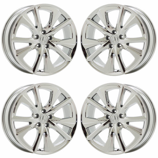 20" Acura RDX Bright Chrome wheels rims Factory OEM set 71870