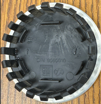 2 5/8" Buick Allure Enclave LaCrosse LeSabre Brushed Center Cap #19299302 single