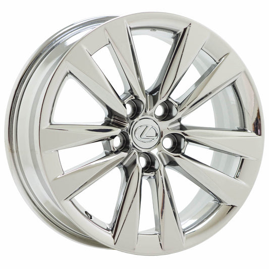 18" Lexus LS LS460 Bright Chrome wheel rim Factory OEM 74283