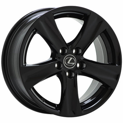 18x8" 18x8.5" Lexus IS250 IS350 Gloss Black wheels rims Factory OEM 74238 74239