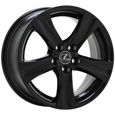 18x8" 18x8.5" Lexus IS250 IS350 Gloss Black wheels rims Factory OEM 74238 74239