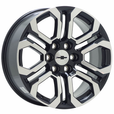 20" Chevrolet Colorado Truck Machined Black wheels rims Factory OEM set 95780