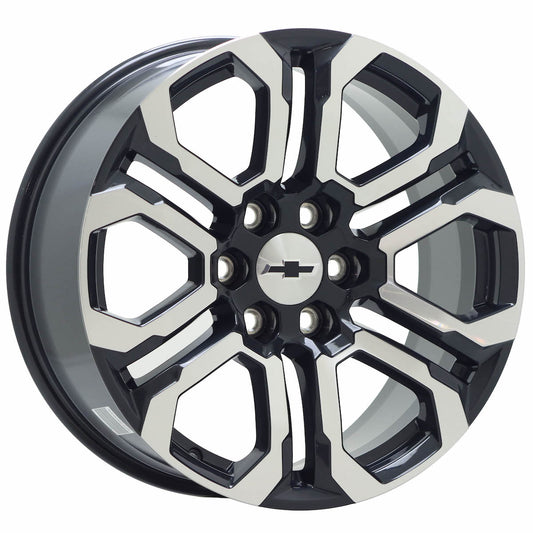 20" Chevrolet Colorado Truck Machined Black wheel rim Factory OEM single 95780