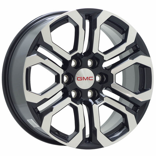 20" GMC Canyon Truck Machined Black wheel rim Factory OEM single 95780