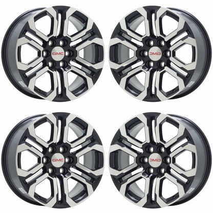 20" GMC Canyon Truck Machined Black wheels rims Factory OEM set 95780