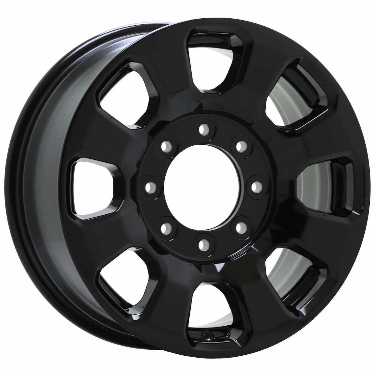 18" Ford F250 F350 SRW Gloss Black wheels rims Factory OEM set 10481