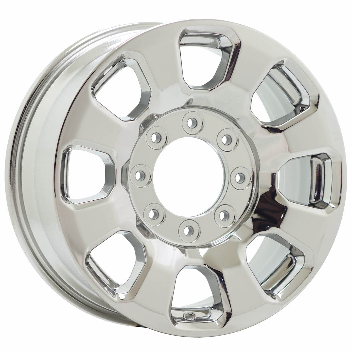 18" Ford F250 F350 SRW Bright Chrome wheels rims Factory OEM set 10481