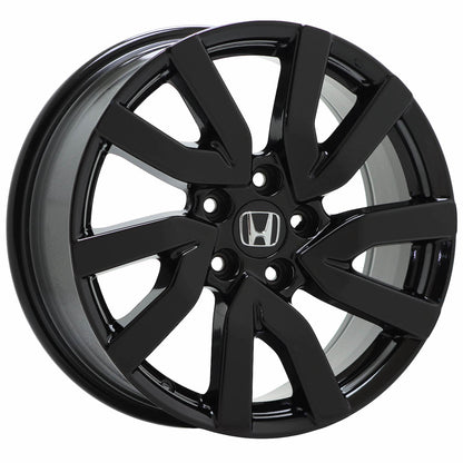 18" Honda Pilot Gloss Black wheels rims Factory OEM set 63148 EXCHANGE