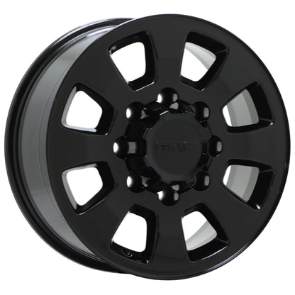 18" GMC Sierra 2500 3500 Gloss Black wheels rims OEM set 5501 EXCHANGE