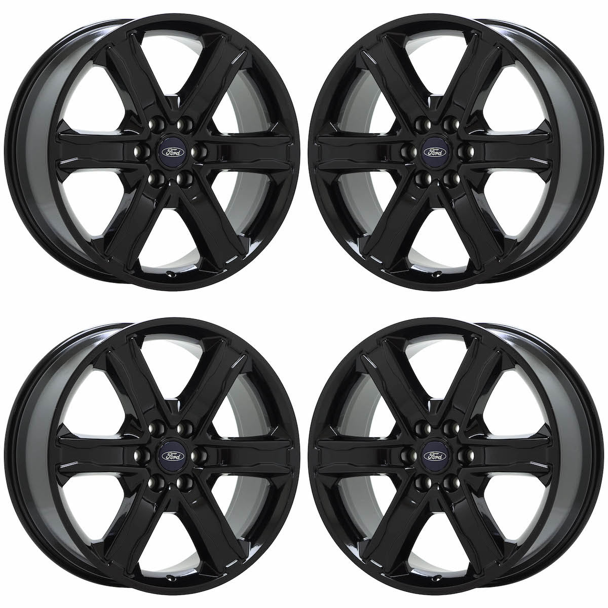 22" Ford Expedition Gloss Black wheels rims Factory OEM set 10200 EXCHANGE
