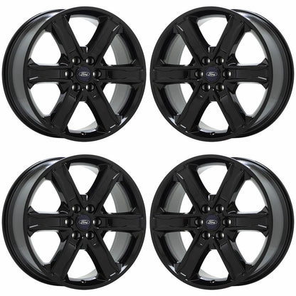 22" Ford Expedition Gloss Black wheels rims Factory OEM set 10200 EXCHANGE