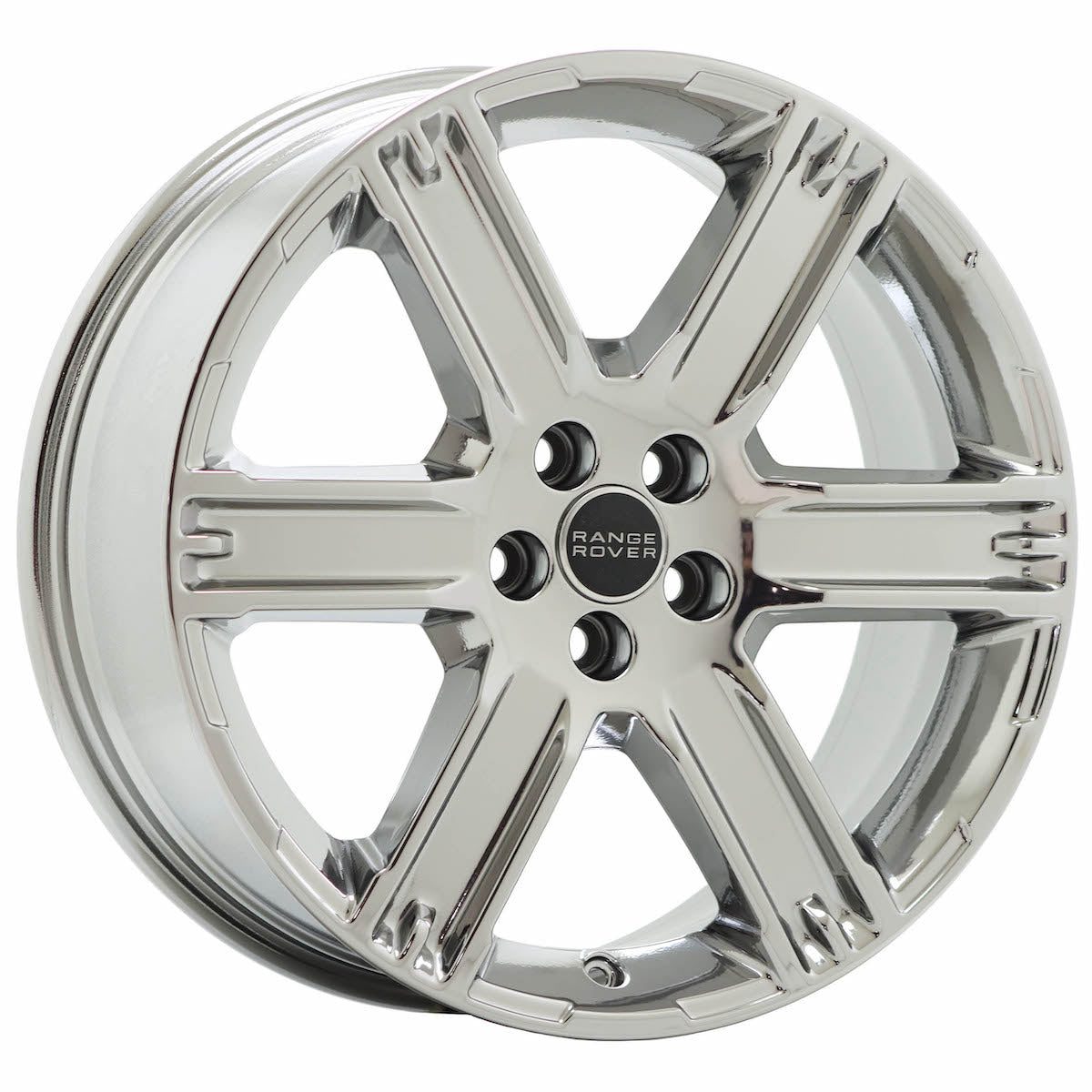 19" Land Rover Range Rover Evoque Bright Chrome wheels rim OEM set 72234