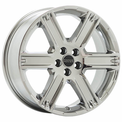 19" Land Rover Range Rover Evoque Bright Chrome wheels rim OEM set 72234