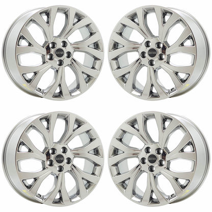 21" Range Rover HSE Bright Chrome wheels rims Factory OEM set 72322 72323