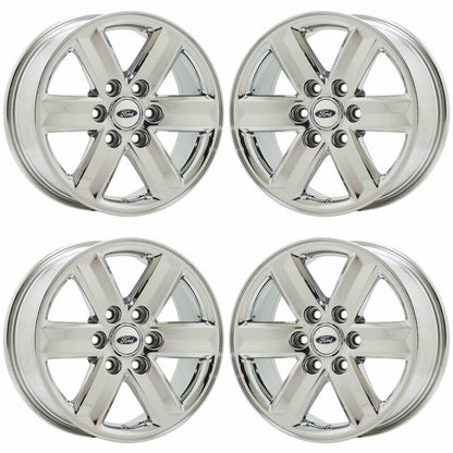 17" Ford F150 Truck Bright Chrome wheels rims Factory OEM set 4 10339
