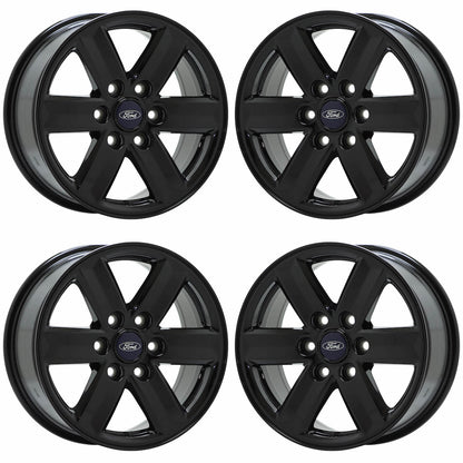 17" Ford F150 Truck Gloss Black wheels rims Factory OEM set 4 10339 EXCHANGE