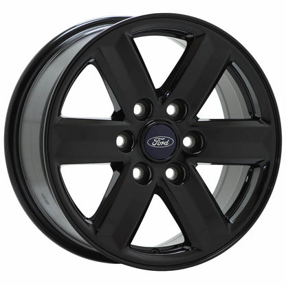 17" Ford F150 Truck Gloss Black wheels rims Factory OEM set 4 10339